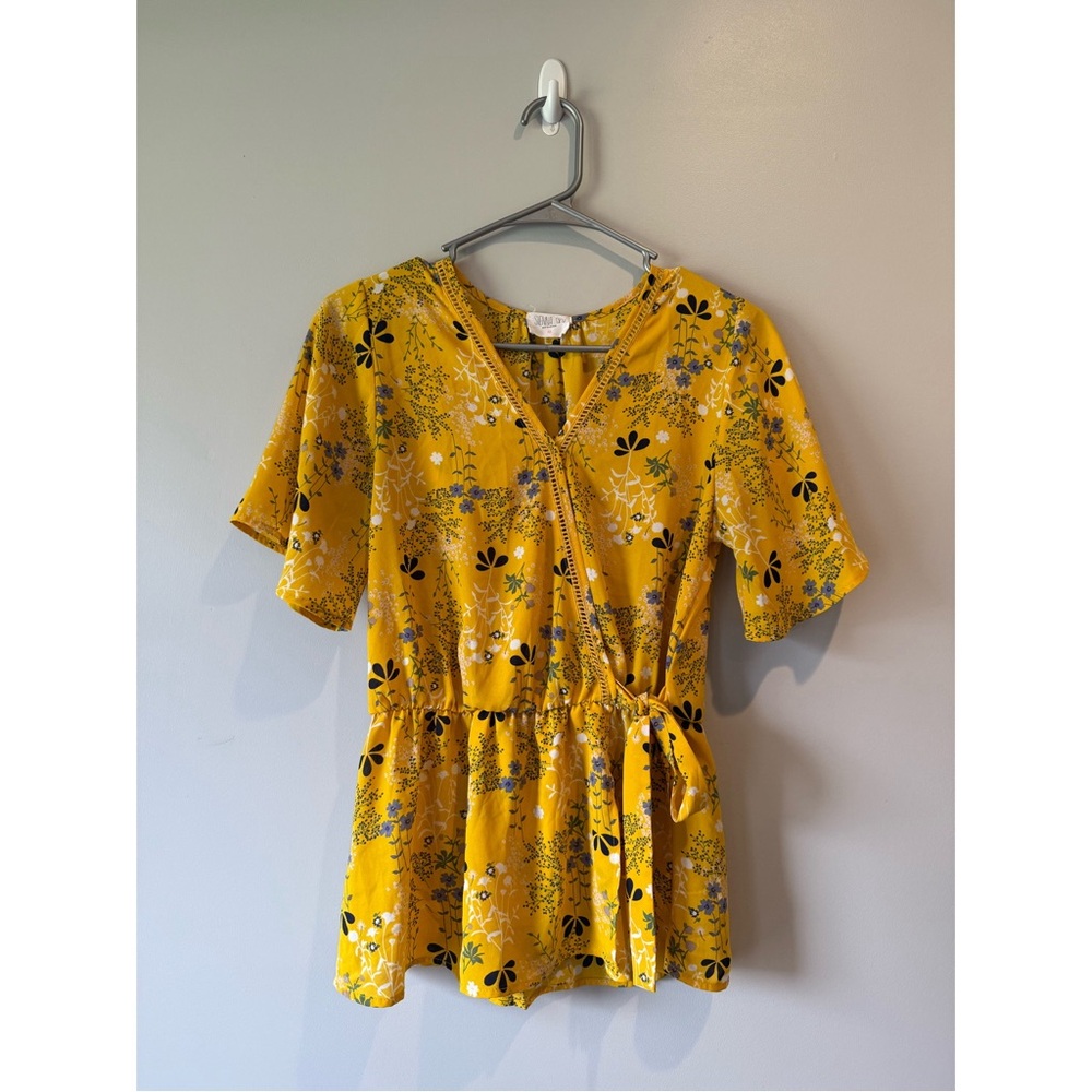 **FINAL PRICE** Women’s ‘Sienna Sky’ floral blouse